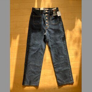 NWT Levi's (from Freepeople) Ribcage Straight Ankle Jean Size 27